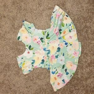 Ollie Jay floral bodysuit dress